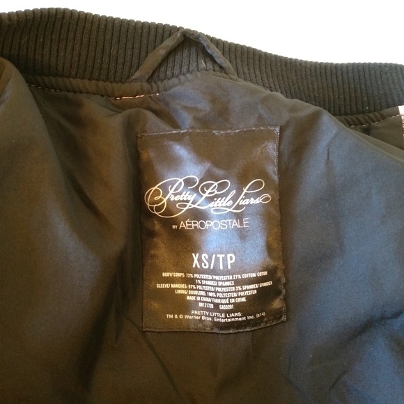 Pretty little liar crop jacket letterman bomber - Picture 4 of 7